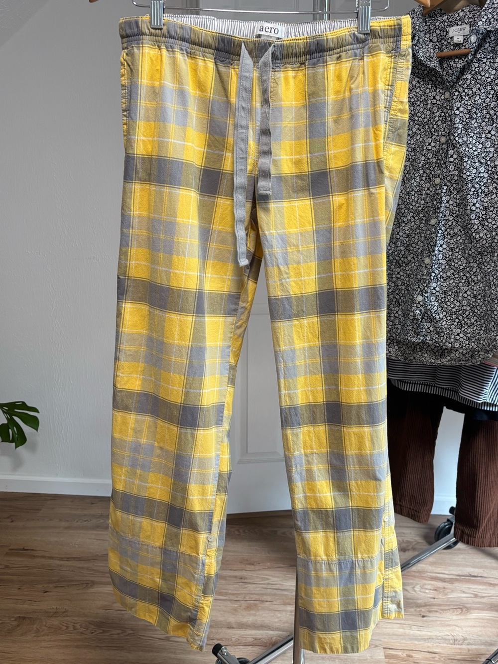 Lightweight cotton pajama bottoms, aero size m